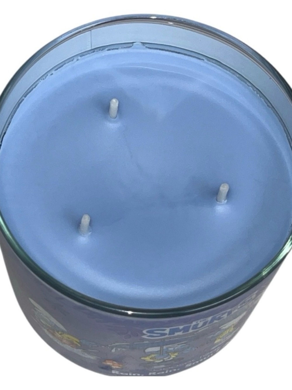 Goose Creek The Smurfs Rain, Rain, Smurf Away 3-Wick Candle, 14.5 oz - Picture 3 of 4